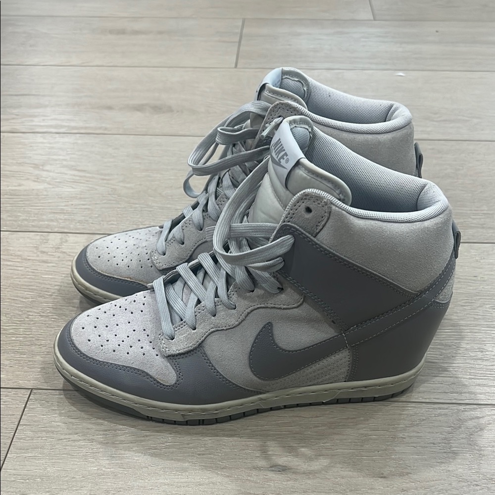 Nike Women's Gray High-Top Sneakers